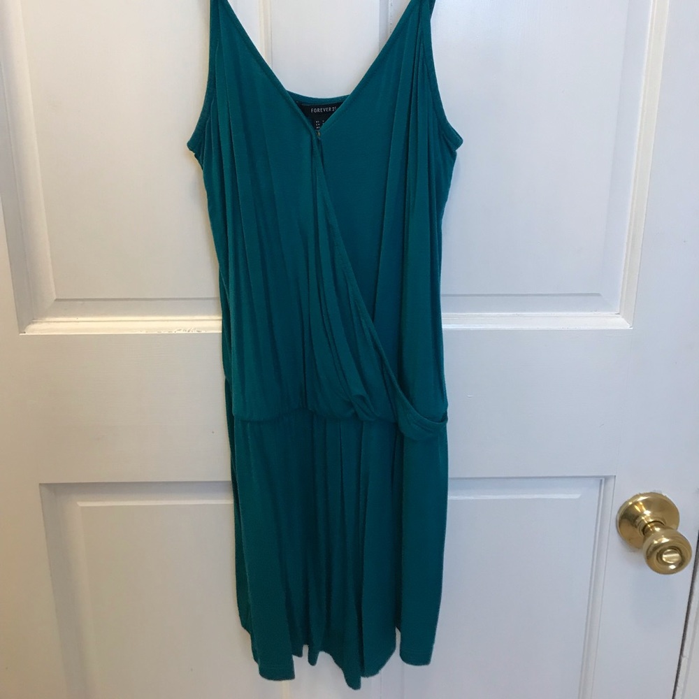 Blue/green romper